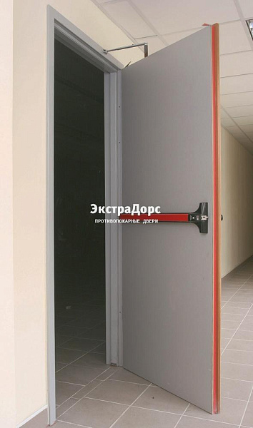 Дверь противопожарная металлическая глухая EI 90 с антипаникой в Пушкино  купить