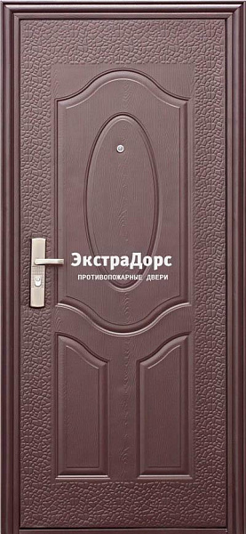 Дверь противопожарная утепленная металлическая глухая EI 30 с ламинатом в Пушкино  купить